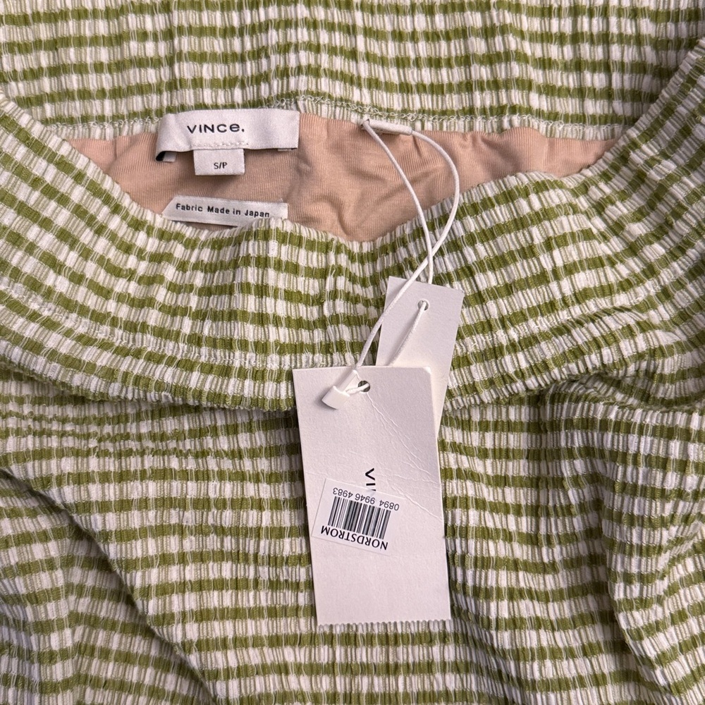 Vince | Seersucker Midi Skirt - Picture 5 of 10